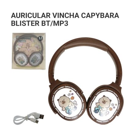 Auricular vincha capybara blister bt/mp3