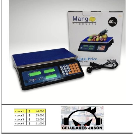 Balanza comercial 40kl